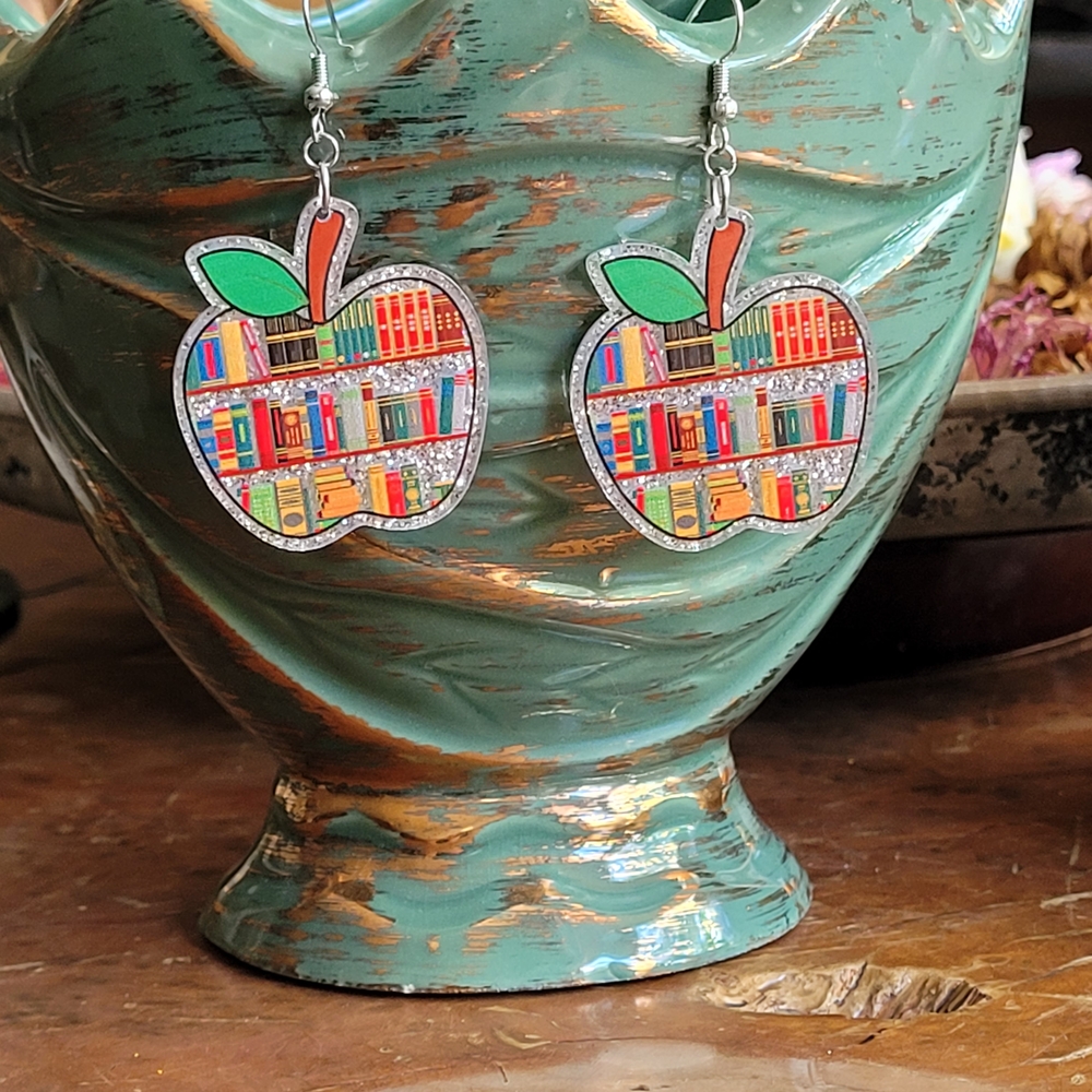 Colorful Apple Earrings